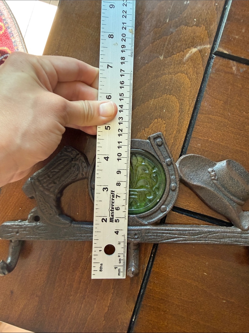 Vintage Metal Cowboy Wall Hook Decor Western - Picture 6 of 6